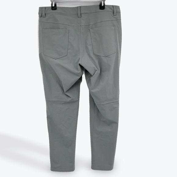 Lululemon ABC Classic-Fit 5 Pocket Pant Warpstreme Stretch Gray W36 - Picture 8 of 14